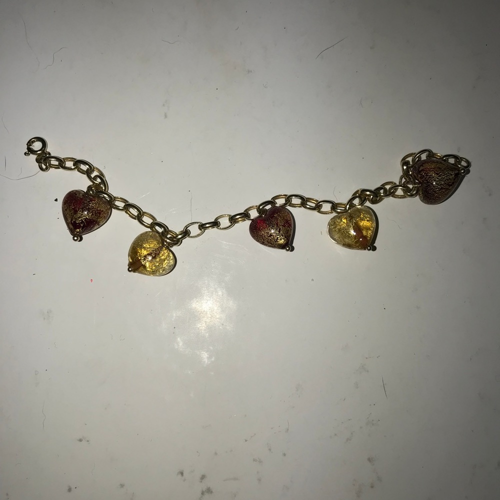 Heart Charm Bracelet
